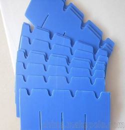 PP塑料万通板 蓝色瓦楞板板材 刀卡 中空板生产厂家
